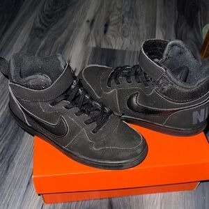 Nike Black Mid-Top Sneakers